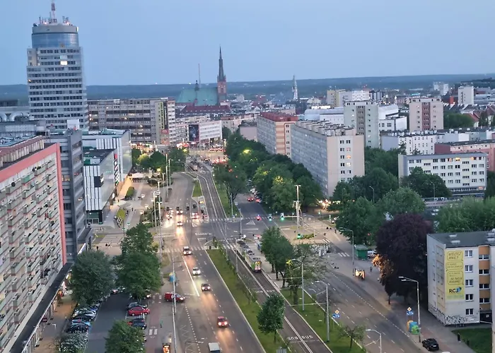 Hanza Tower View 13th Floor Апартаменты Щецин